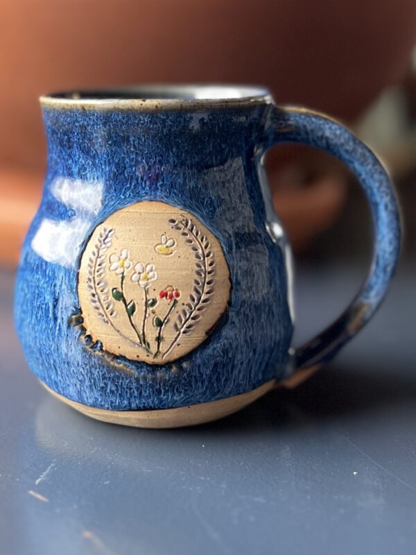 Forget-Me-Not Mug- Rich Blue