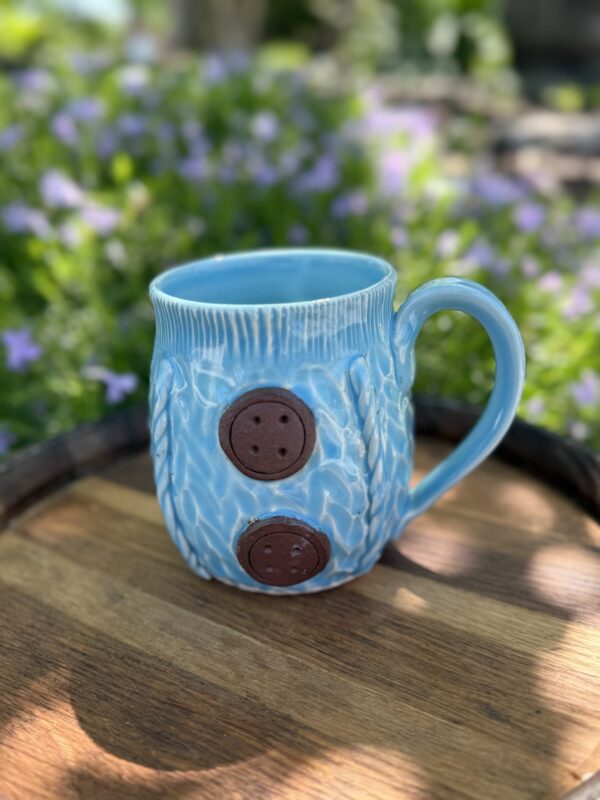 Knit Mug - Blue